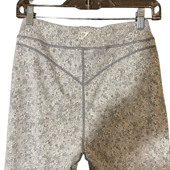 Gymshark Legging Women Sz Large Dry Moisture Management Athletic Gray Athleisure - Picture 9 of 10